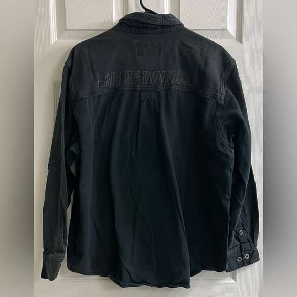 Men’s XL Harley Davidson flannel button up - Picture 2 of 9